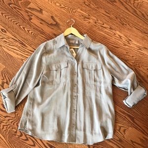 Chico’s button down shirt NWT